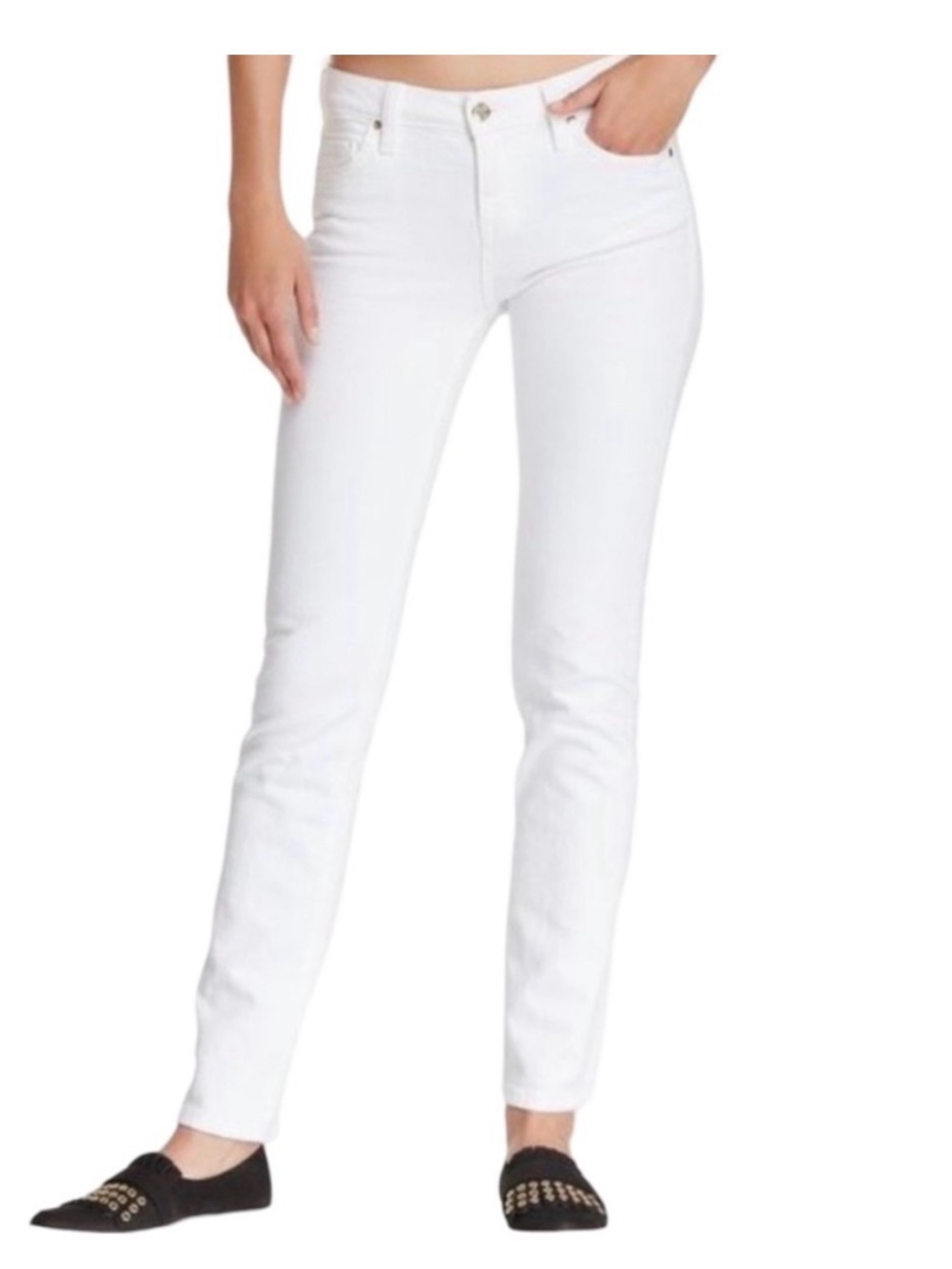 Kate Spade Perry Street Play Hooky White Denim Jeans Size 29